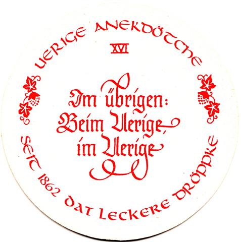 dsseldorf d-nw uerige anek 1fach 16b (rund215-anekdtche XVI-rot) 